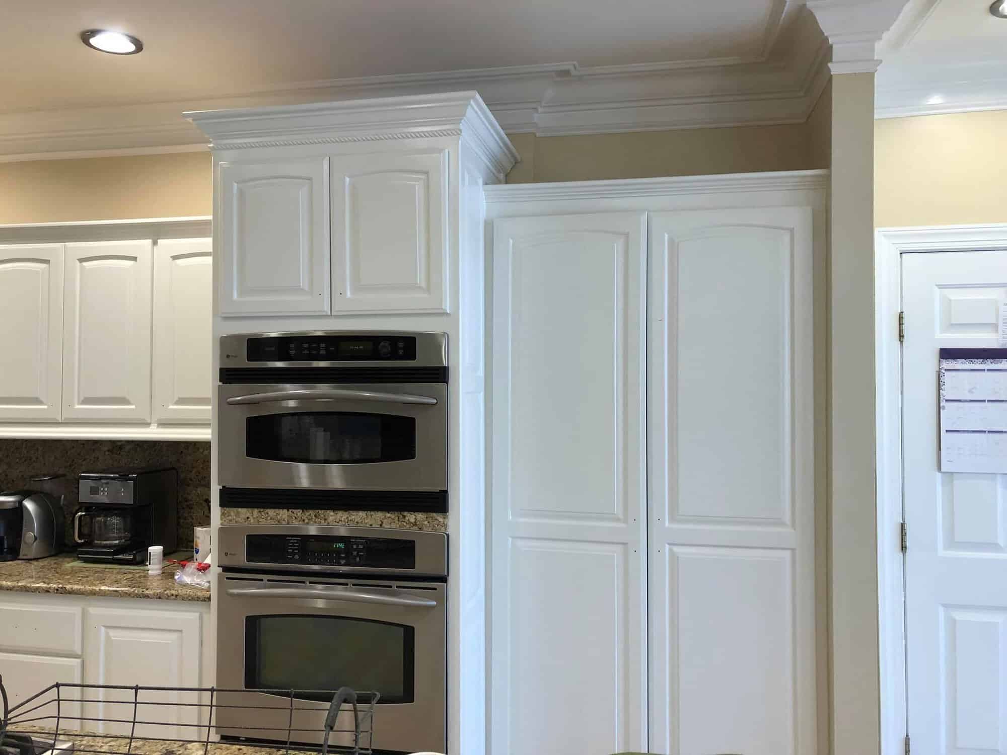 Capturing the beauty of well-painted cabinets in Raleigh, NC.