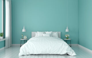 right interior paint finish for the bedroom