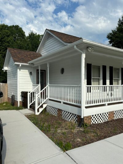 Exterior House Painting in Fuquay Varina NC and carpentry repairs