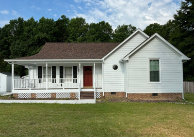 Exterior House Painting in Fuquay Varina NC and carpentry repairs