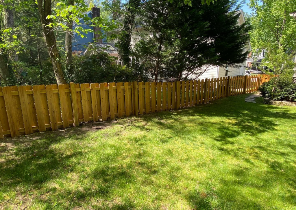 Preparing a cedar fence surface before staining