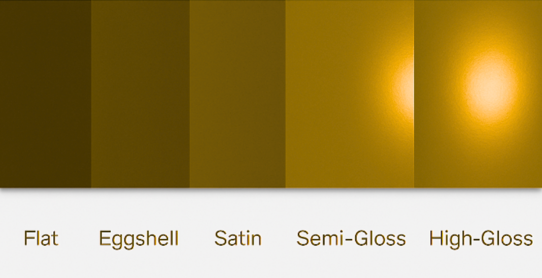 Different Paint Sheen (GOLD)