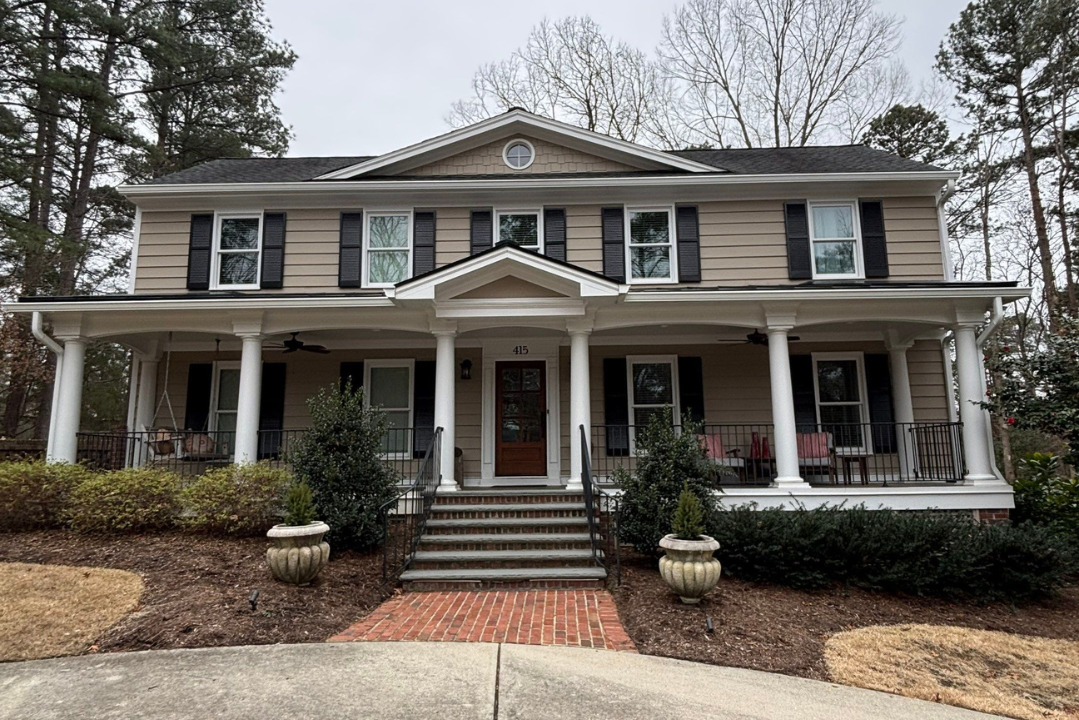 exterior house painting in Cary, NC